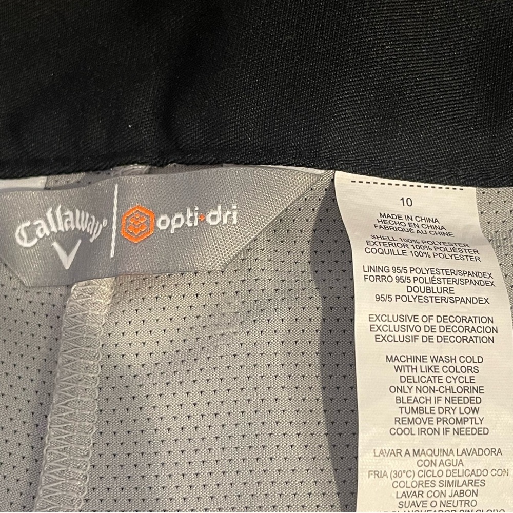 Callaway Black skirt Opti-Dri Apparel - Picture 6 of 9